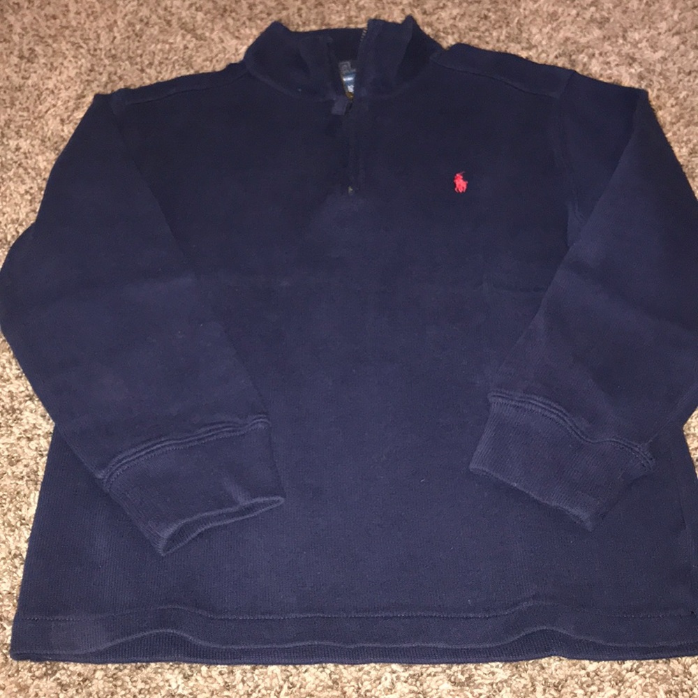 Polo by Ralph Lauren boys 1/4 zip up pullover.